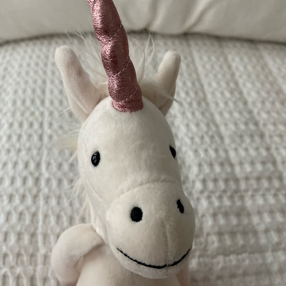 Jellycat Dancing Darcy Ballerina Tutu White Unicorn Plush Stuffed Animal Retired - Picture 9 of 12
